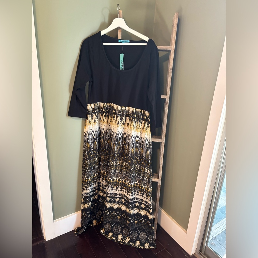 Snake Skin Maxi Dress